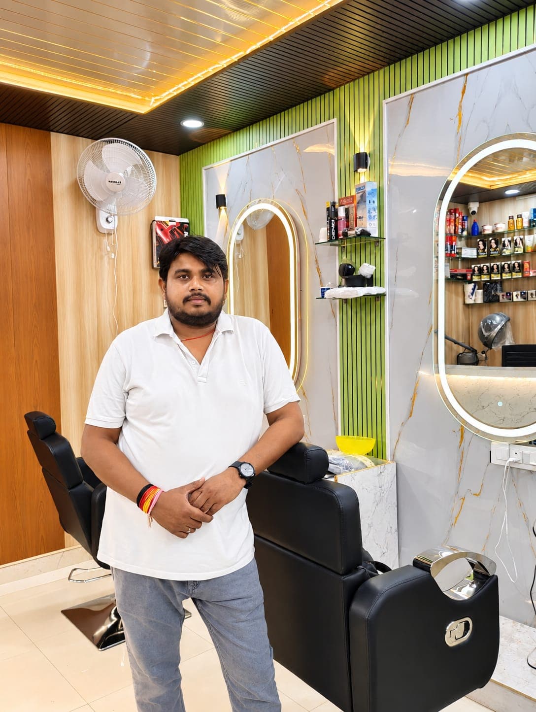 Inside GENZ Cut Club men's salon